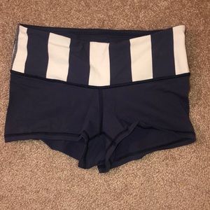 Lululemon boogie shorts, blue